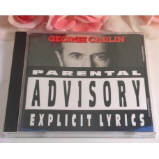 CD George Carlin Parental Advisory Gently Used 15 Tracks 1990 Atlantic Recording